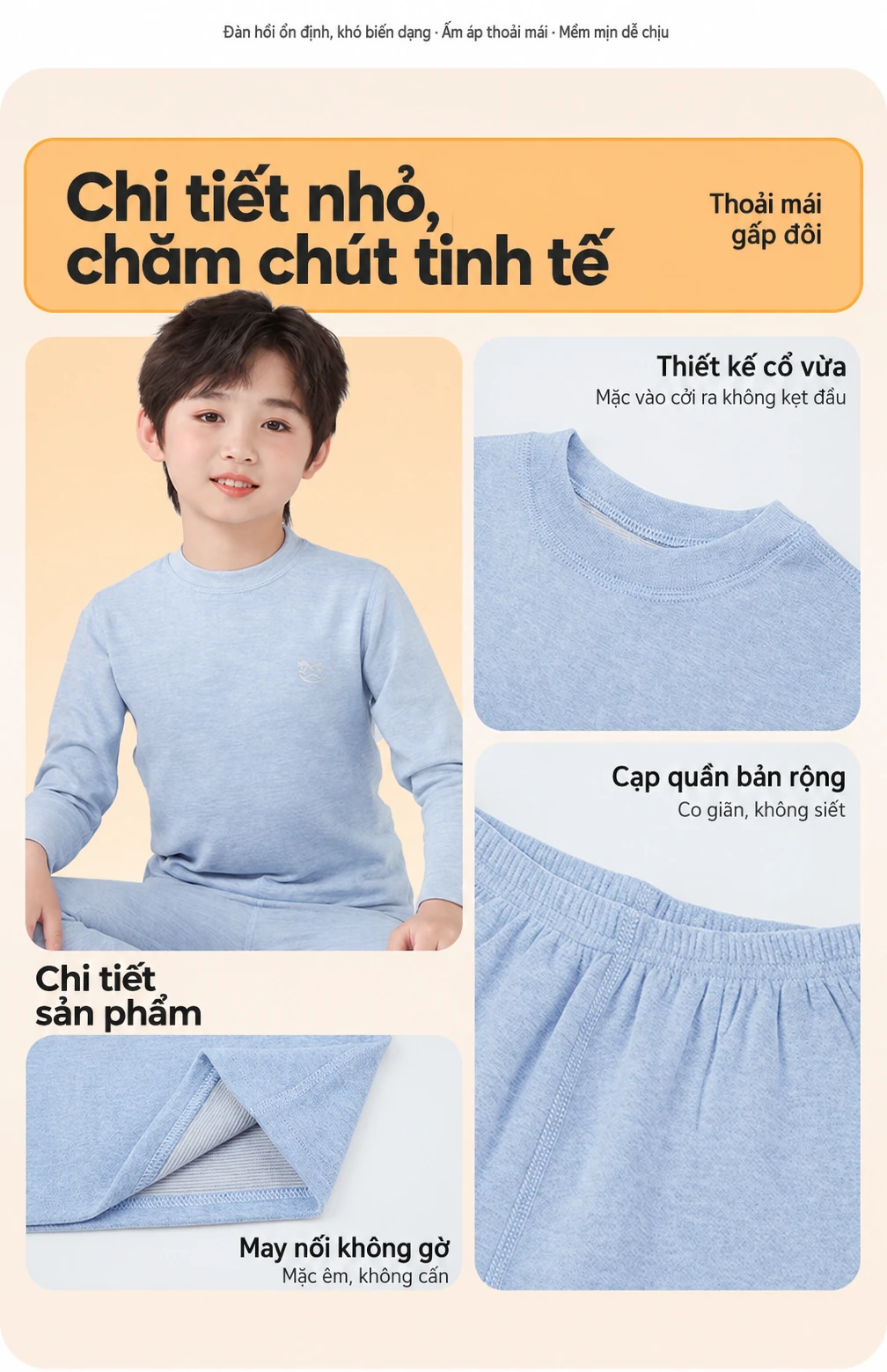 Bộ giữ ấm trẻ em cashmere kháng khuẩn 7A, mặc thu đông, lụa tằm, cho bé trai bé gái, thoáng khí thấm hút mồ hôi, mặc lót