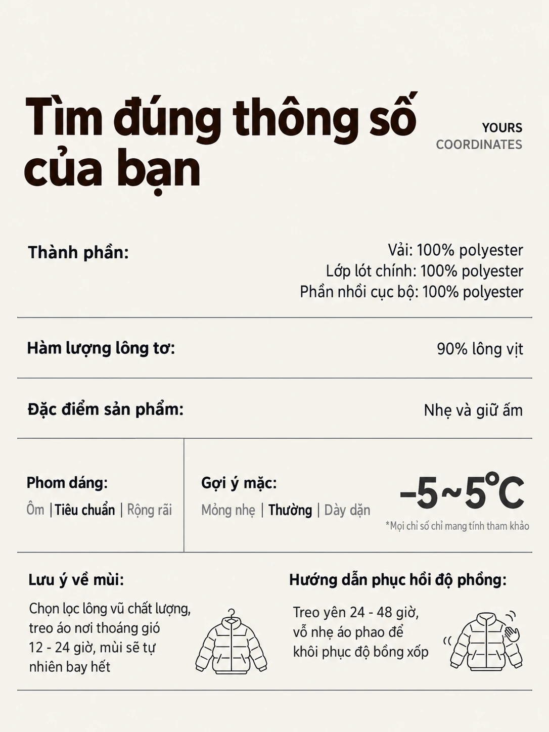 Áo phao nữ dáng ngắn mùa đông phong cách Hàn, tối giản, dễ phối, phù hợp mặc ngoài trời và vận động