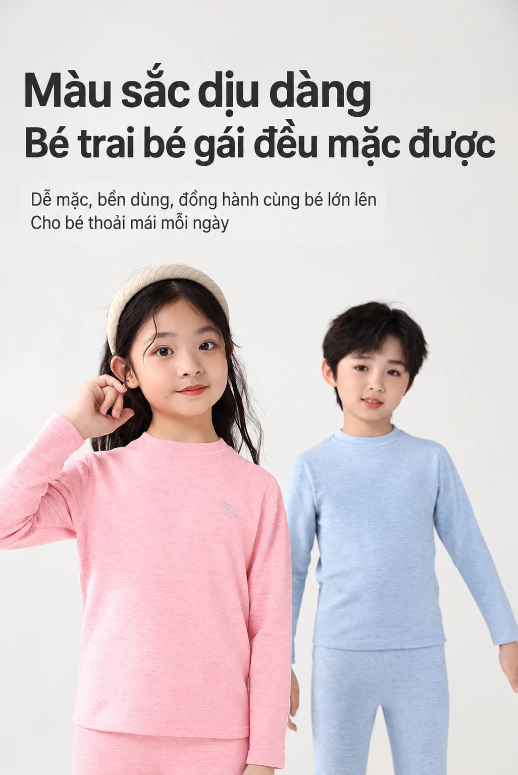 Bộ giữ ấm trẻ em cashmere kháng khuẩn 7A, mặc thu đông, lụa tằm, cho bé trai bé gái, thoáng khí thấm hút mồ hôi, mặc lót