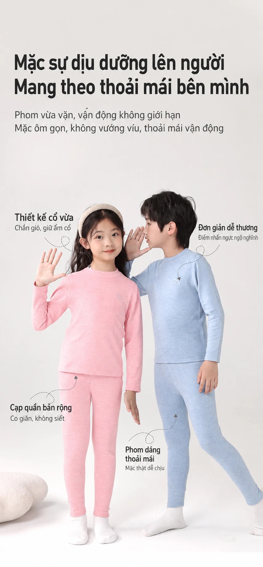 Bộ giữ ấm trẻ em cashmere kháng khuẩn 7A, mặc thu đông, lụa tằm, cho bé trai bé gái, thoáng khí thấm hút mồ hôi, mặc lót