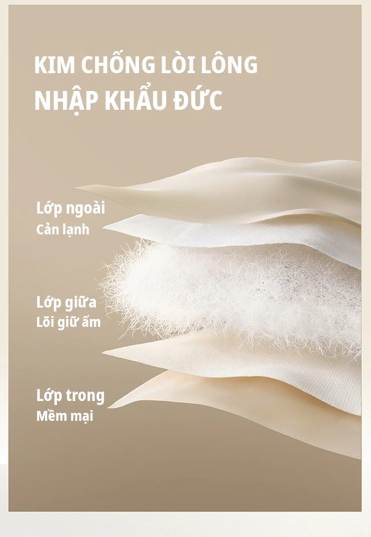 Áo phao lông vũ nữ mùa đông cổ lông gấu trúc, phong cách thời trang thanh lịch