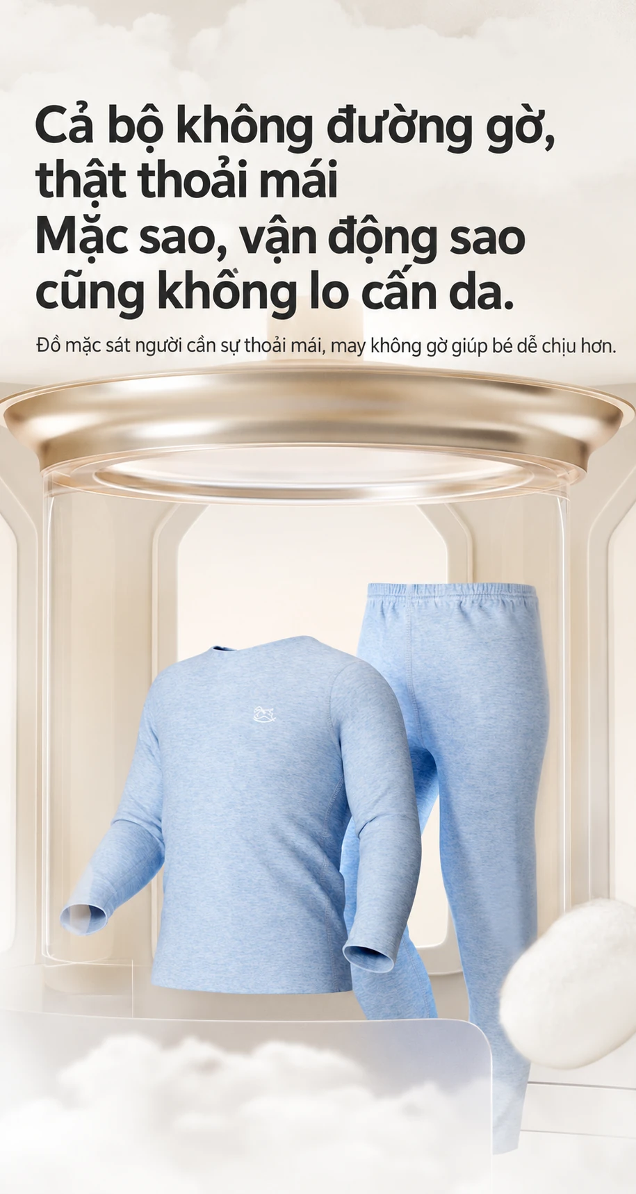 Bộ giữ ấm trẻ em cashmere kháng khuẩn 7A, mặc thu đông, lụa tằm, cho bé trai bé gái, thoáng khí thấm hút mồ hôi, mặc lót
