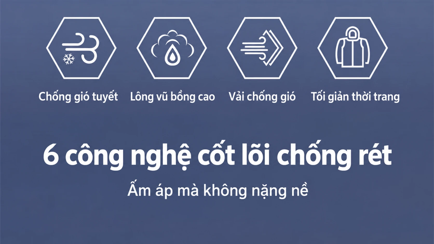 Áo khoác phao lông vũ dáng dài unisex nam nữ giữ ấm mùa đông