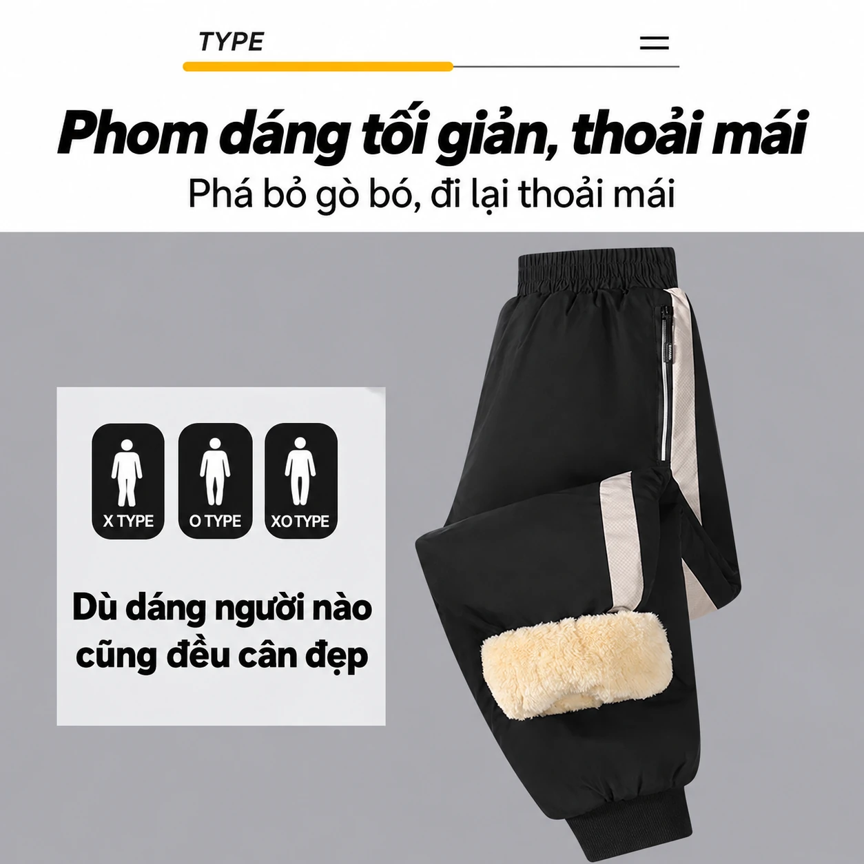 Quần bông trẻ em chống lạnh chống nước mặc mùa đông, lót lông dày giữ ấm, mặc ngoài cho bé trai và bé gái