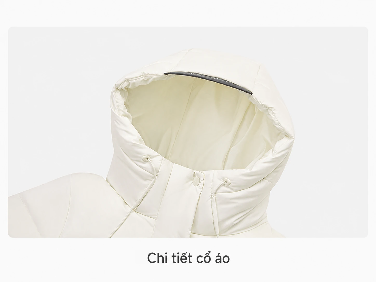 Áo phao lông ngỗng nữ dáng ngắn 3 ô mùa đông