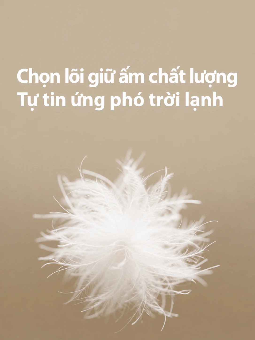 Áo khoác lông vũ dáng dài nữ mặc ngoài trời