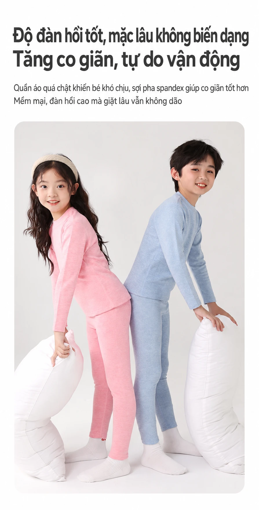 Bộ giữ ấm trẻ em cashmere kháng khuẩn 7A, mặc thu đông, lụa tằm, cho bé trai bé gái, thoáng khí thấm hút mồ hôi, mặc lót