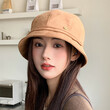 Mũ bucket nữ da lộn thời trang thu đông, dễ phối đồ - ảnh 2