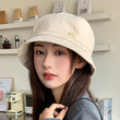Mũ bucket nữ da lộn thời trang thu đông, dễ phối đồ - ảnh 3