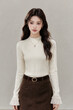 Áo len nữ phong cách Hàn Quốc thanh lịch, nhẹ nhàng - ảnh 3