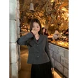 Bộ đồ dạ phong cách cổ điển nữ gồm áo blazer chiết eo và... - ảnh 4