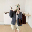 Áo khoác cardigan len dệt kim nữ thu đông - ảnh 3