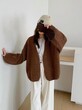 Áo khoác cardigan len dệt kim nữ thu đông - ảnh 6