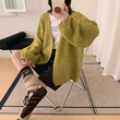 Áo cardigan len dệt kim dáng rộng kiểu cánh dơi tay phồng mềm... - ảnh 3