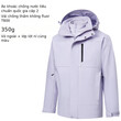 Áo khoác outdoor 3 trong 1 nam nữ, 2 lớp ép keo, chống gió chống... - ảnh 5
