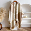 Khăn choàng nữ kiểu Hàn thu đông, khăn vuông giả cashmere, dày... - ảnh 3