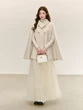 Áo khoác dạ choàng cape nữ QDQD phong cách tiểu thư thanh lịch thu đông