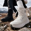 Boot đi tuyết nam nữ đế dày lót lông giữ ấm chống nước chống trượt, giày bông mùa đông