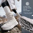 Boot đi tuyết nam nữ đế dày lót lông giữ ấm chống nước chống trượt, giày bông mùa đông