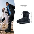 Boot đi tuyết nam nữ đế dày lót lông giữ ấm chống nước... - ảnh 2