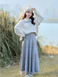 Áo khoác cardigan nữ len dệt kim cổ bẻ nơ , dáng rộng mềm mại thu đông