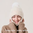 Mũ len nữ chụp đầu giữ ấm chống gió có bịt tai, lót lông,... - ảnh 1