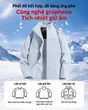 Áo khoác nữ outdoor chống gió chống nước màu hồng, mặc xuân thu đông, phù hợp du lịch