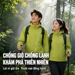 Áo khoác leo núi chống nước giữ ấm cho nam nữ, lót nỉ dày - ảnh 5