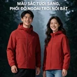 Áo khoác leo núi chống nước giữ ấm cho nam nữ, lót nỉ dày - ảnh 7