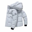 Áo khoác phao lông vũ mũ trùm unisex, mùa đông - ảnh 5