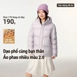 Áo phao lông vũ nữ dáng ngắn nhiều màu mùa đông, phong cách... - ảnh 2