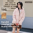 Áo phao lông vũ nữ dáng ngắn nhiều màu mùa đông, phong cách... - ảnh 1