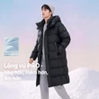 Áo phao lông vũ dáng dài unisex mùa đông , lông ngỗng 90%, kiểu... - ảnh 2