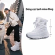 Boot đi tuyết nữ, giày bông mùa đông lót lông dày, chống nước... - ảnh 1