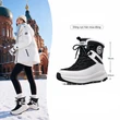 Boot đi tuyết cổ cao nữ viền lông chống nước chống trượt,... - ảnh 1