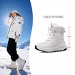 Boot đi tuyết cổ cao nữ viền lông chống nước chống trượt,... - ảnh 3