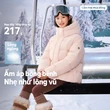 Áo phao lông vũ ngắn nam nữ mùa đông, lông ngỗng, dáng bánh mì - ảnh 3