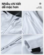 Áo khoác softshell có mũ chống nước chống gió 3 trong 1 cho nam nữ, mặc đi núi ngoài trời, mùa thu