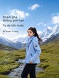 Áo khoác leo núi ngoài trời 3 trong 1 nam nữ, bộ 2 món thu đông, chống gió chống nước, lót nỉ giữ ấm