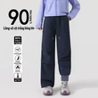 Quần lông vũ 90% lông vịt trắng dáng suông nữ mặc ngoài,... - ảnh 3