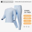 Bộ giữ ấm trẻ em cashmere kháng khuẩn 7A, mặc thu đông, lụa... - ảnh 2