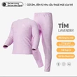 Bộ giữ ấm trẻ em cashmere kháng khuẩn 7A, mặc thu đông, lụa... - ảnh 3
