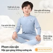 Bộ giữ ấm trẻ em cashmere kháng khuẩn 7A, mặc thu đông, lụa tằm, cho bé trai bé gái, thoáng khí thấm hút mồ hôi, mặc lót