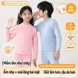 Bộ giữ ấm trẻ em cashmere kháng khuẩn 7A, mặc thu đông, lụa tằm, cho bé trai bé gái, thoáng khí thấm hút mồ hôi, mặc lót