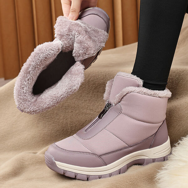 Boots đi tuyết nữ chống nước chống trượt đi ngoài trời, lót...