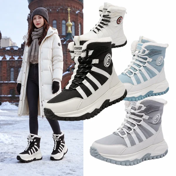 Boot đi tuyết nam nữ đế dày, lót lông giữ ấm, chống trượt...